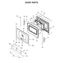 Whirlpool WEE510SAGW1 door parts diagram