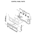 Whirlpool WFE525S0HT1 control panel parts diagram