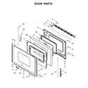 Whirlpool WFE525S0HT1 door parts diagram