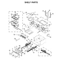 Maytag MFX2876DRE00 shelf parts diagram