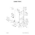 Whirlpool WRF560SMHV00 cabinet parts diagram