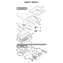 Whirlpool WRF560SMHV00 shelf parts diagram