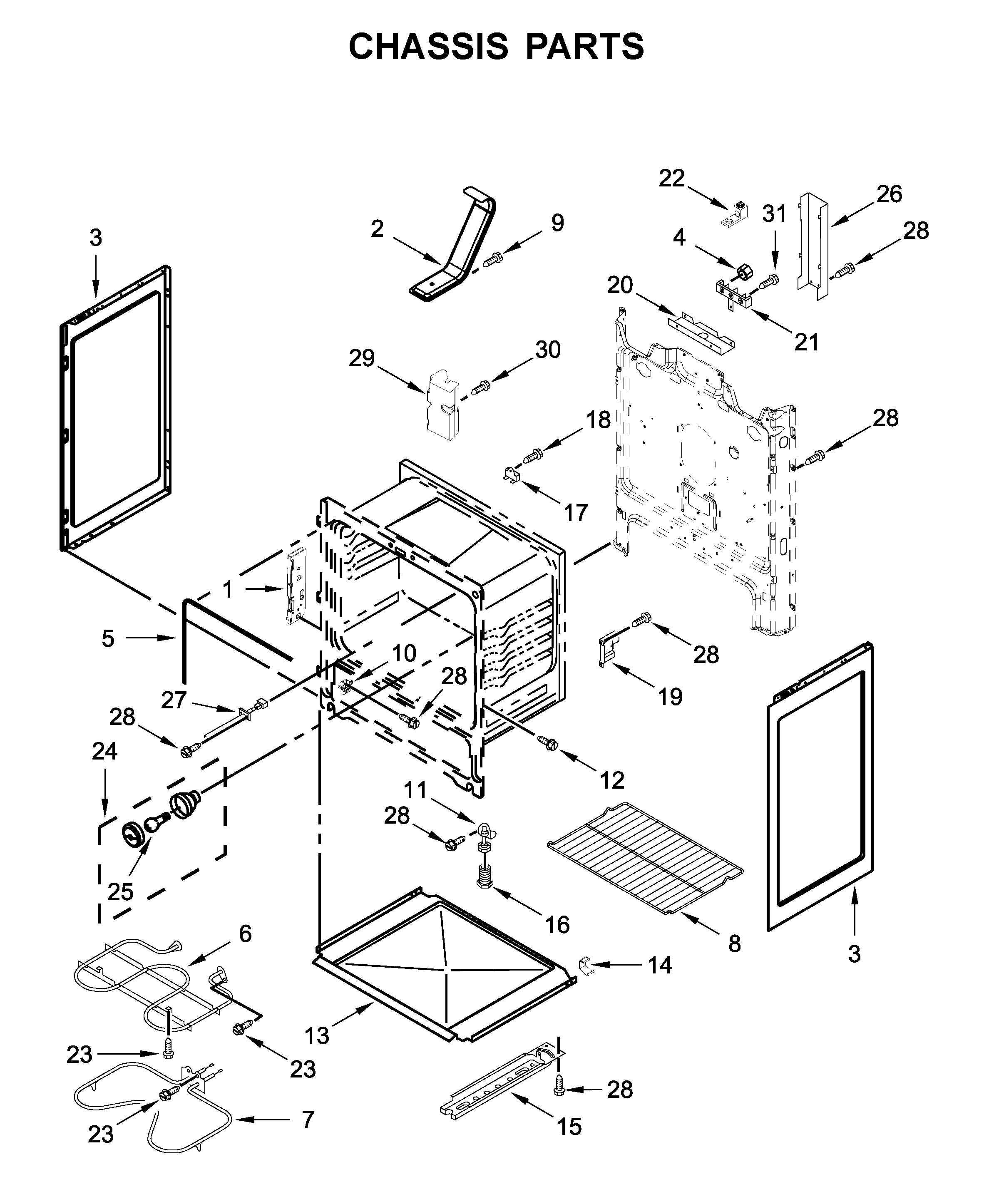 Ikea IES360GW0 chassis parts diagram