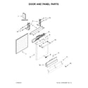 Maytag MDB8979SFZ2 door and panel parts diagram