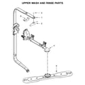 Maytag MDB8979SFZ2 upper wash and rinse parts diagram