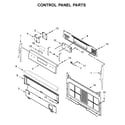Maytag MGR6600FZ1 control panel parts diagram