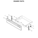 Whirlpool WFG525S0HB0 drawer parts diagram