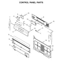 Maytag MGR6600FB1 control panel parts diagram