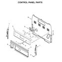 Whirlpool WFE525S0HZ0 control panel parts diagram