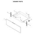 Whirlpool WFE525S0HZ0 drawer parts diagram