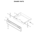 Whirlpool WFG510S0HW1 drawer parts diagram