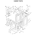 Whirlpool WGD5620HW0 cabinet parts diagram