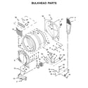 Whirlpool WGD5620HW0 bulkhead parts diagram