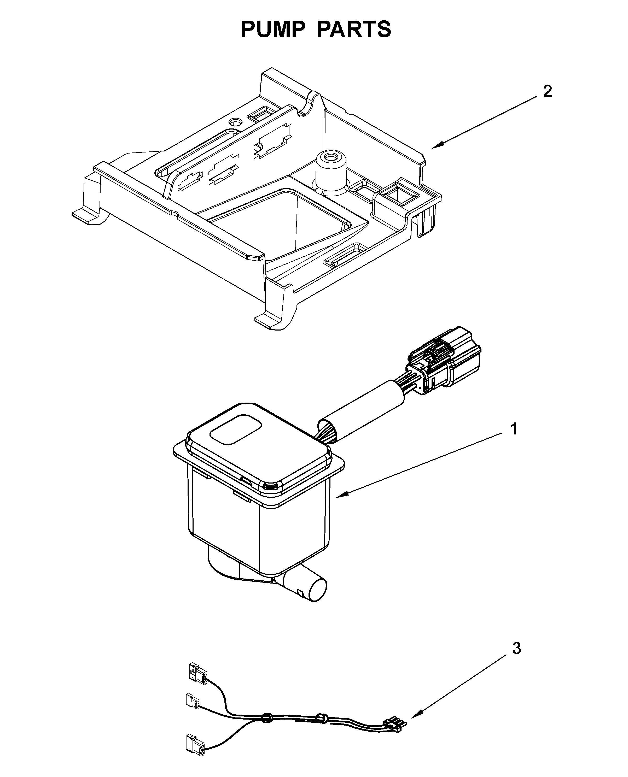 KitchenAid KUID508ESS2 pump parts diagram
