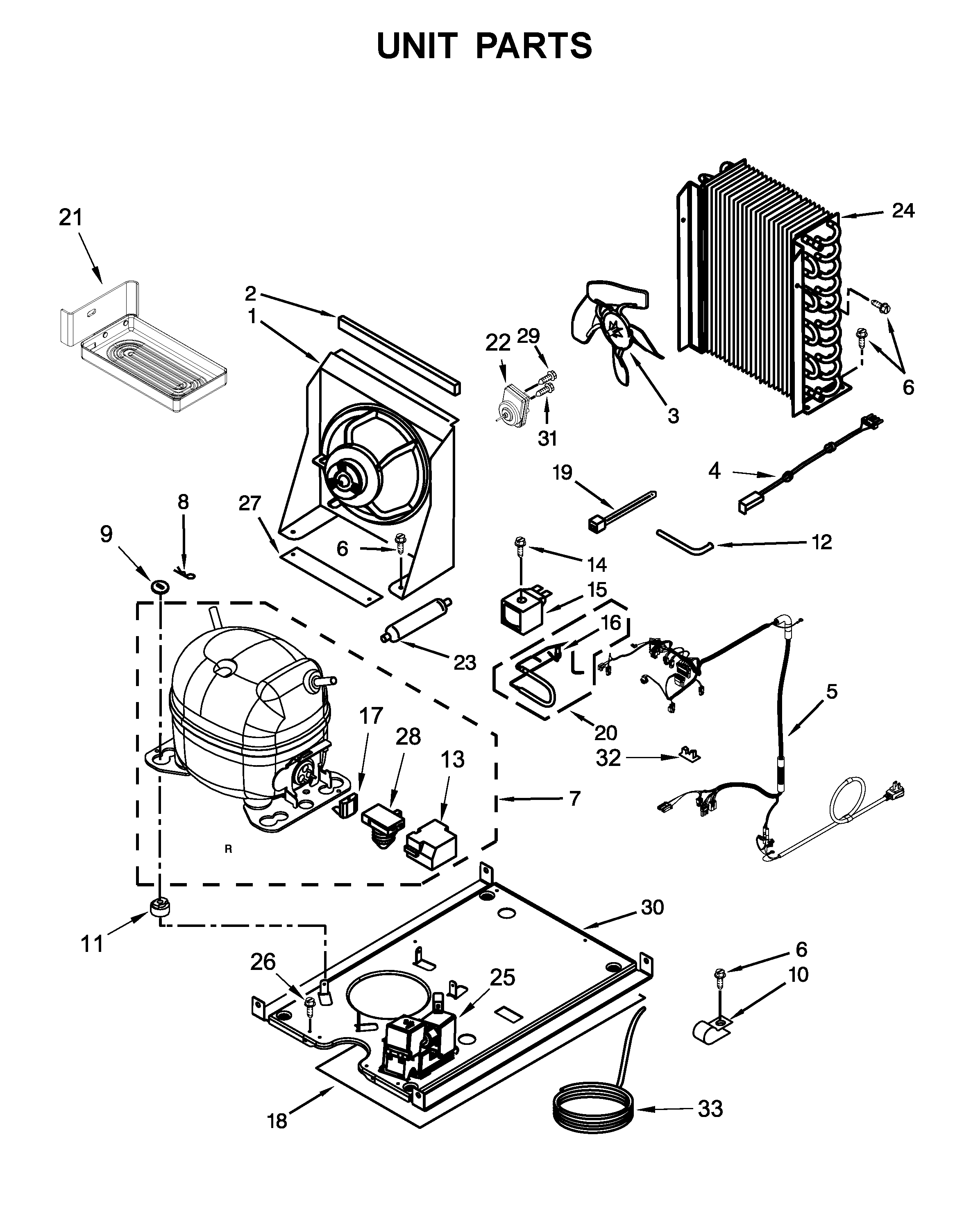 KitchenAid KUID508ESS2 unit parts diagram