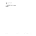 Jenn-Air JIS1450DS1 cover sheet diagram