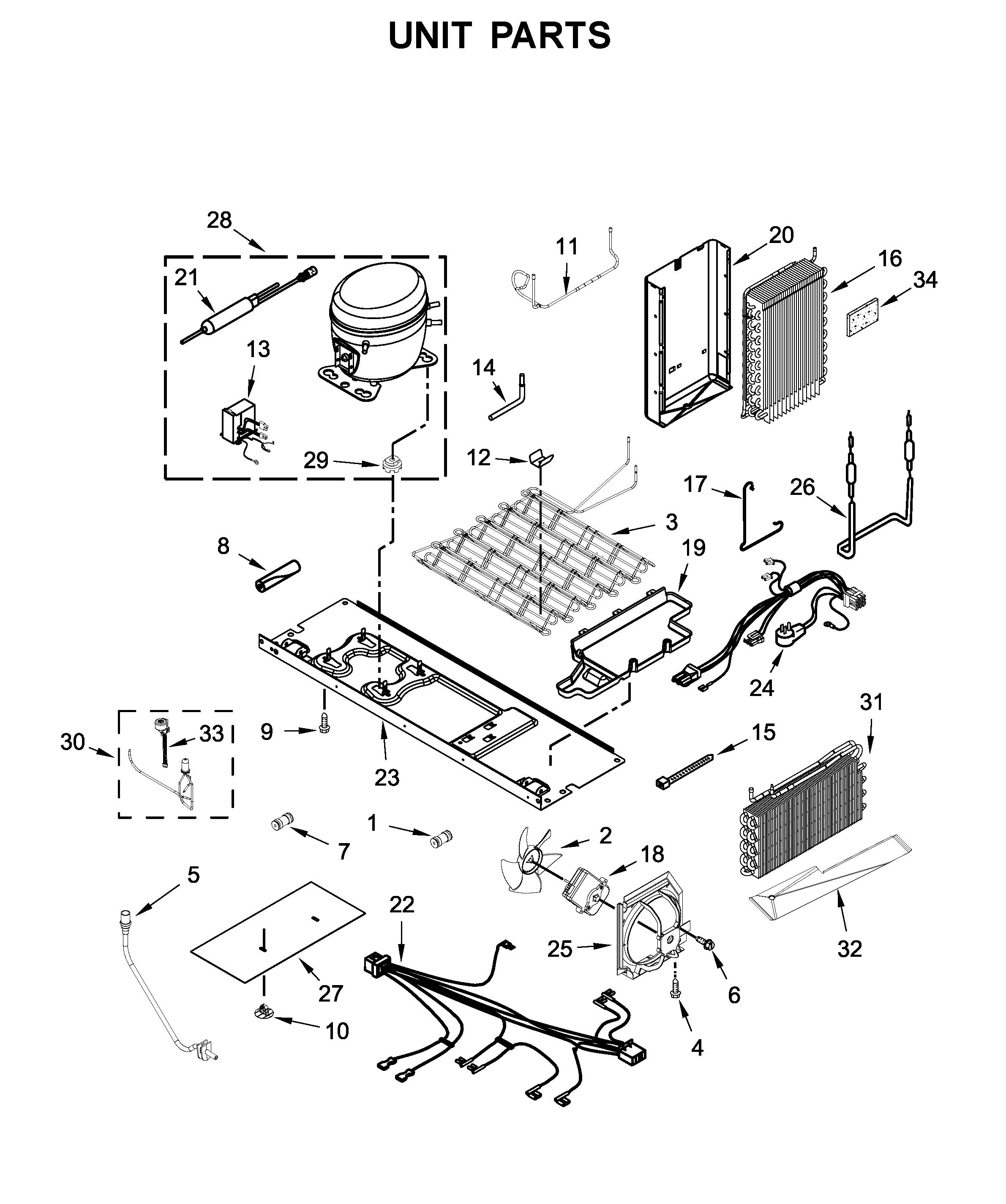 KitchenAid KRSC500ESS01 unit parts diagram