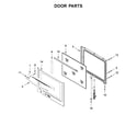Whirlpool YWEE745H0FS2 door parts diagram