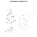 Whirlpool WRB329DMBW01 refrigerator liner parts diagram