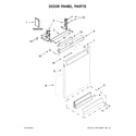 KitchenAid KDFE104HWH0 door panel parts diagram