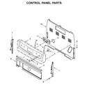 Amana YAER6603SFS2 control panel parts diagram