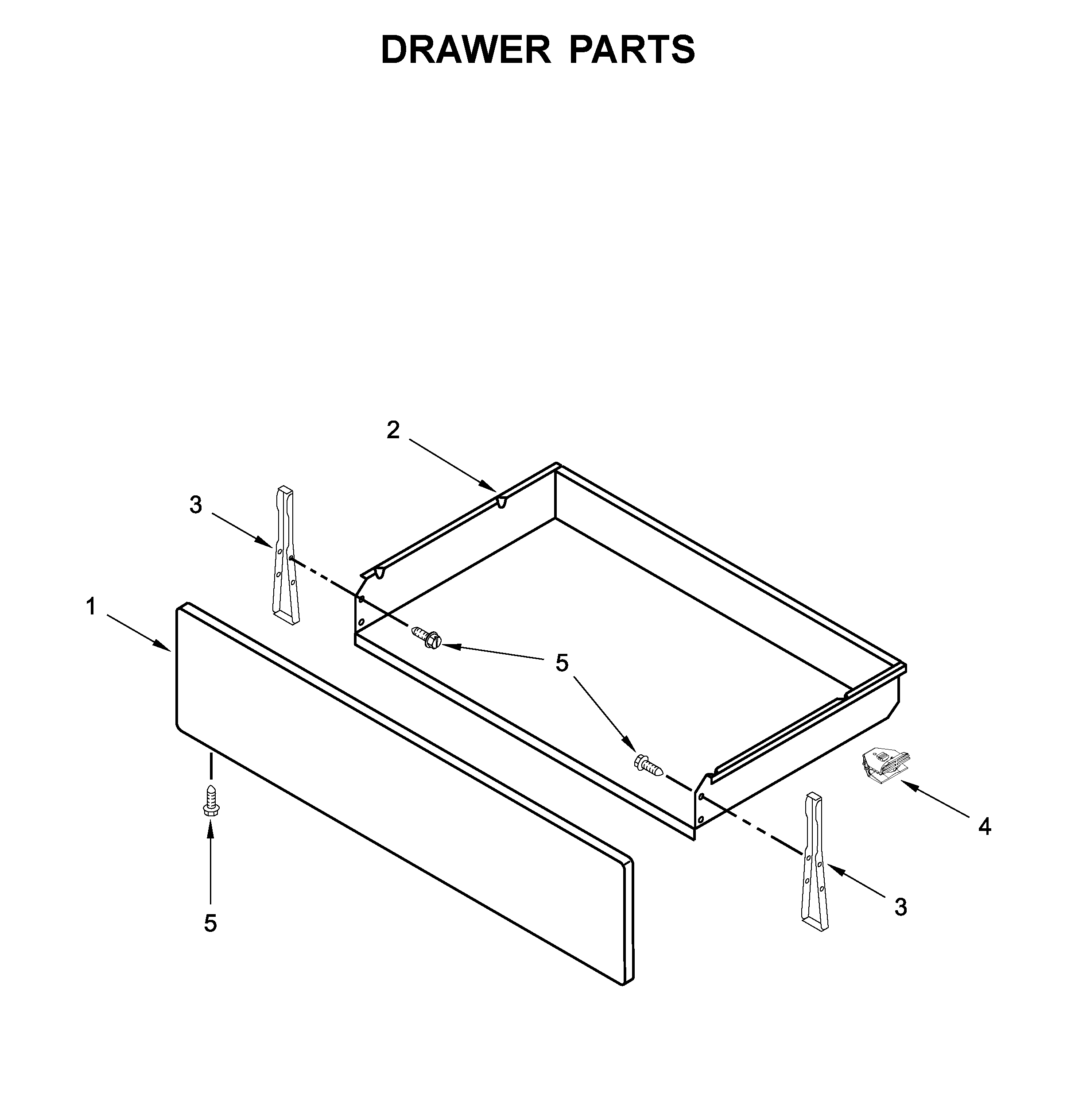 Amana YAER6603SFS2 drawer parts diagram