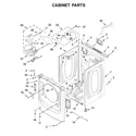 Whirlpool WGD9620HBK0 cabinet parts diagram