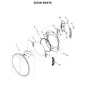 Whirlpool WGD9620HBK0 door parts diagram