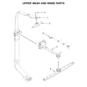 Jenn-Air JDTSS246GM0 upper wash and rinse parts diagram