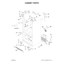 Maytag MFF2558FEW01 cabinet parts diagram