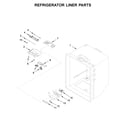 Maytag MFF2558FEW01 refrigerator liner parts diagram