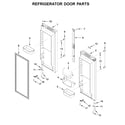Maytag MFF2558FEW01 refrigerator door parts diagram