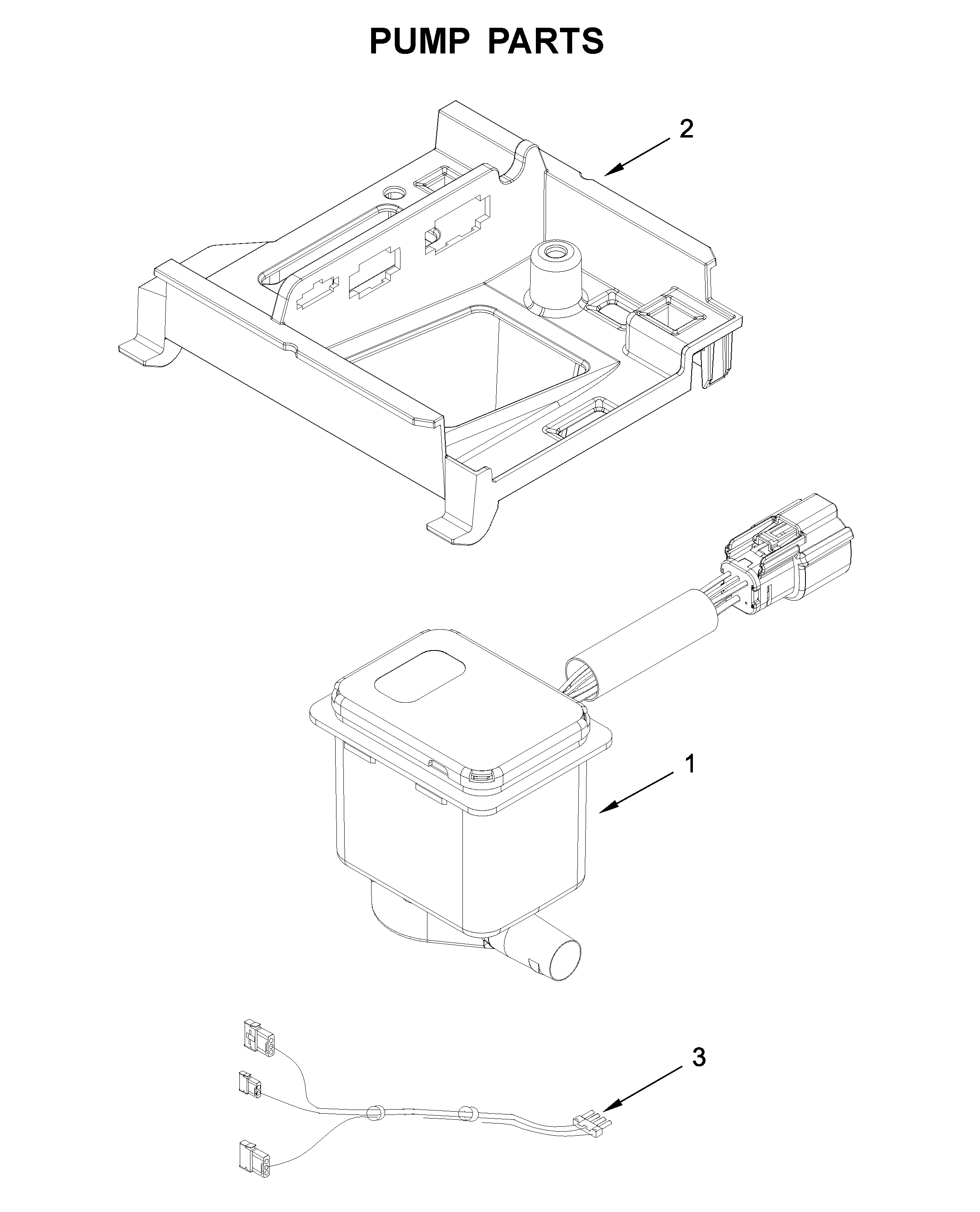 KitchenAid KUID308HPS00 pump parts diagram