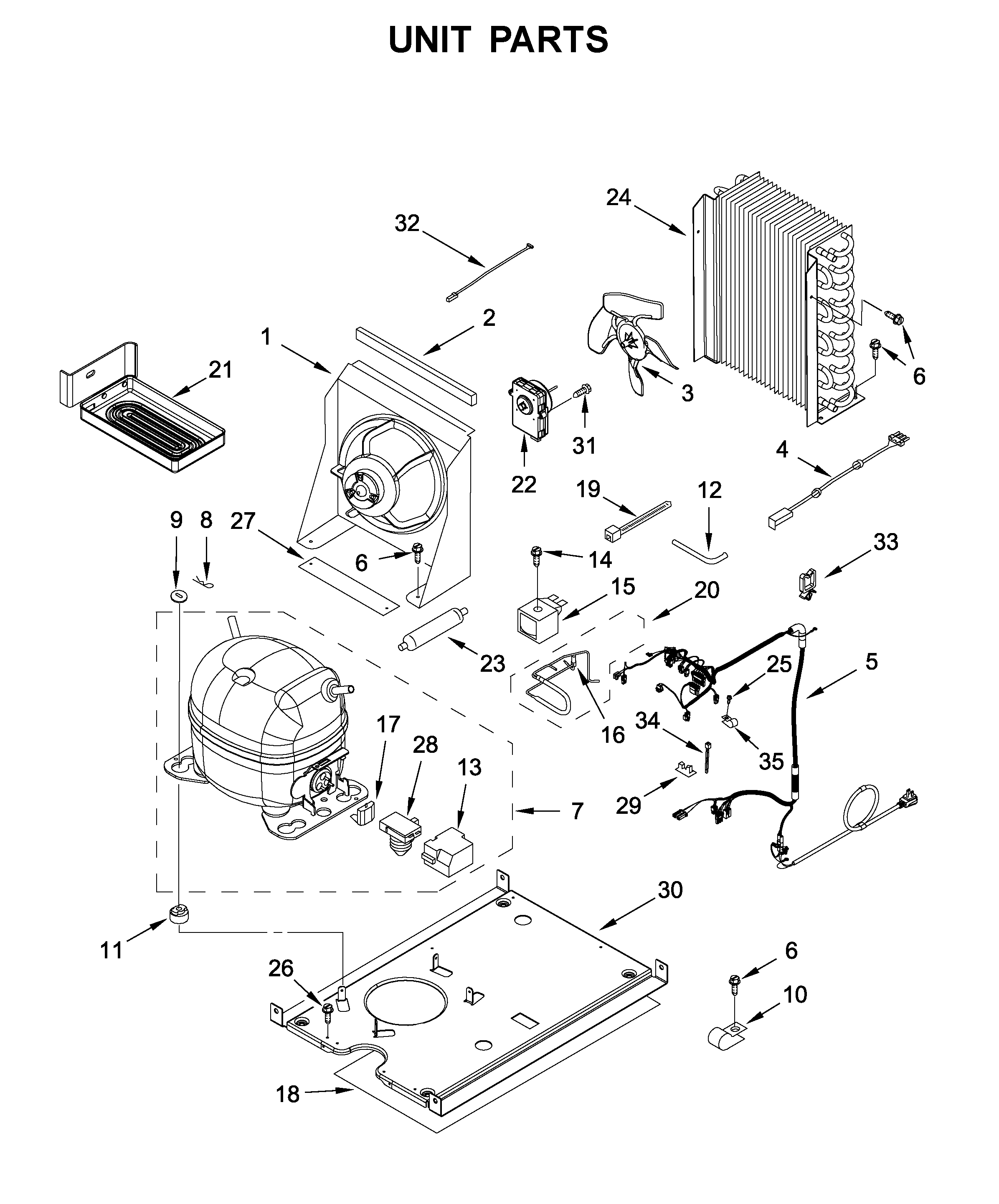 KitchenAid KUID308HPS00 unit parts diagram