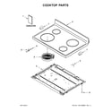 Amana YAER6303MFW2 cooktop parts diagram