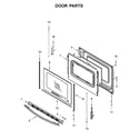 Amana YAER6303MFW2 door parts diagram