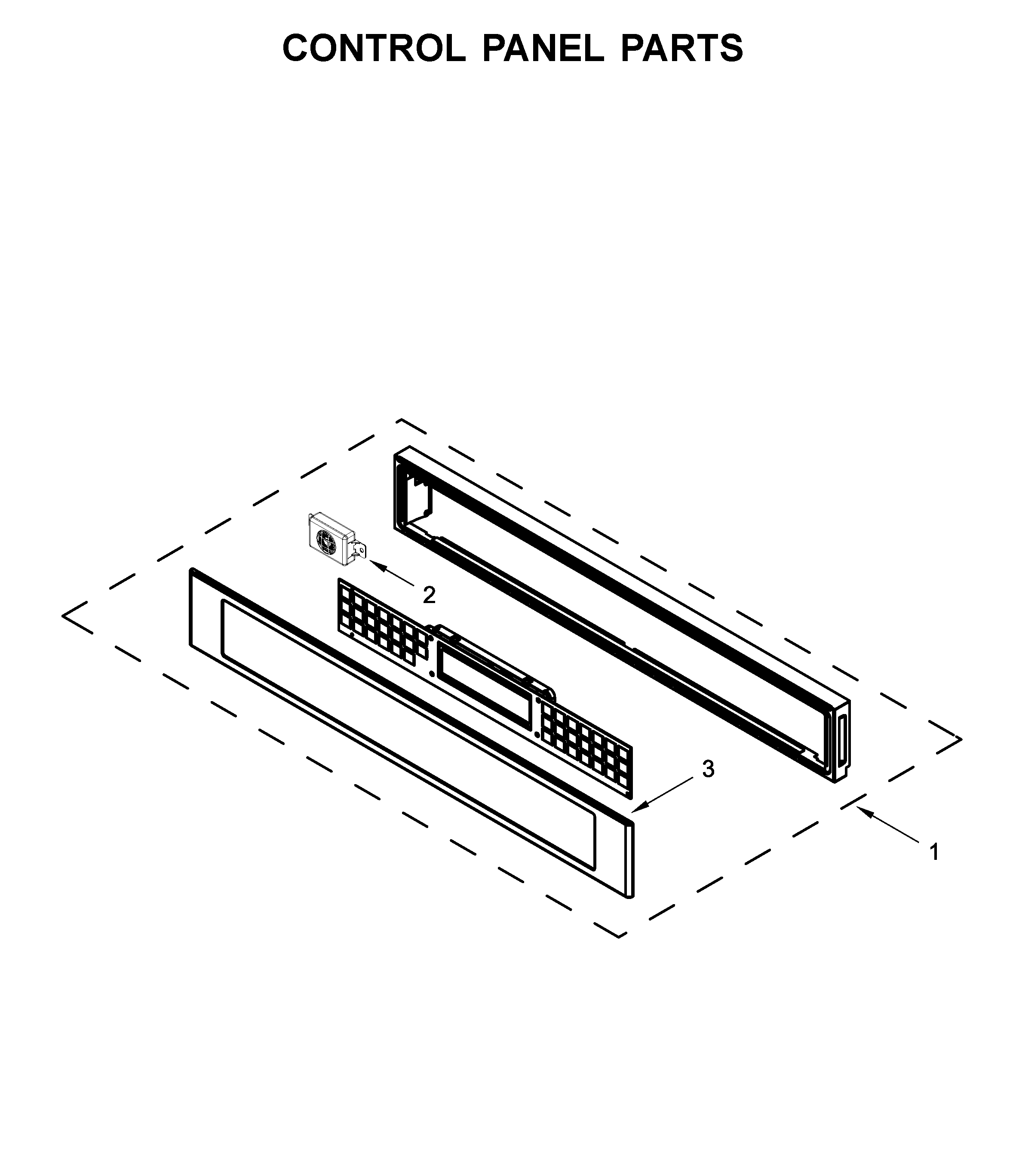 Jenn-Air JMC2430DP02 control panel parts diagram