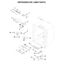Jenn-Air JFC2290RTB02 refrigerator liner parts diagram