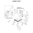 Whirlpool WTW2000HW0 cabinet parts diagram