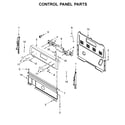 Whirlpool YWFC150M0EB3 control panel parts diagram