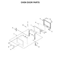 Maytag MMW9730FZ04 oven door parts diagram