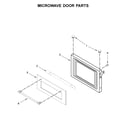 Maytag MMW9730FZ04 microwave door parts diagram