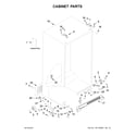 Whirlpool WRS312SNHM00 cabinet parts diagram