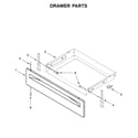 Whirlpool YWFE521S0HW1 drawer parts diagram