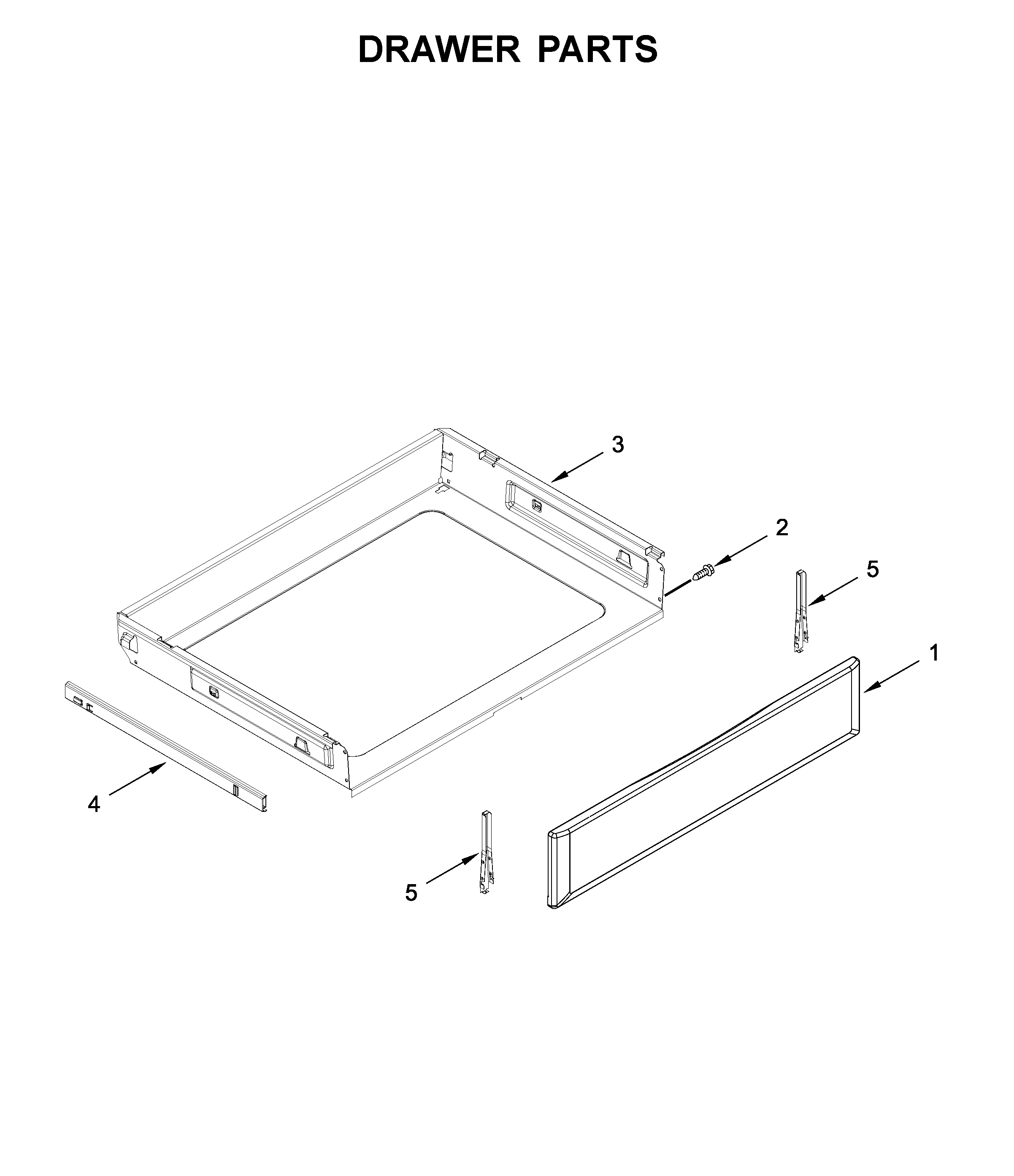 Maytag YMER8800FZ2 drawer parts diagram