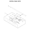 Jenn-Air JMC2430IM01 control panel parts diagram
