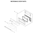Jenn-Air JMW2427IM01 microwave door parts diagram