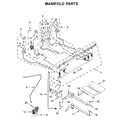Jenn-Air JGS1450DB0 manifold parts diagram