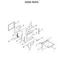 Jenn-Air JGS1450DB0 door parts diagram