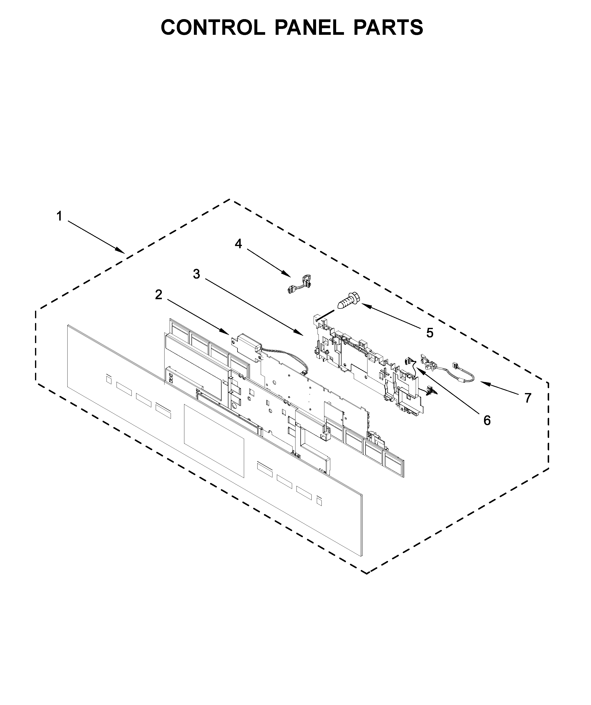 Jenn-Air JMC2427IM01 control panel parts diagram